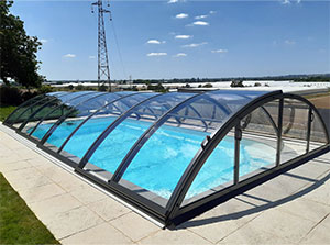 Abris de piscine bas