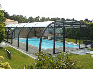 Abris de piscine hauts